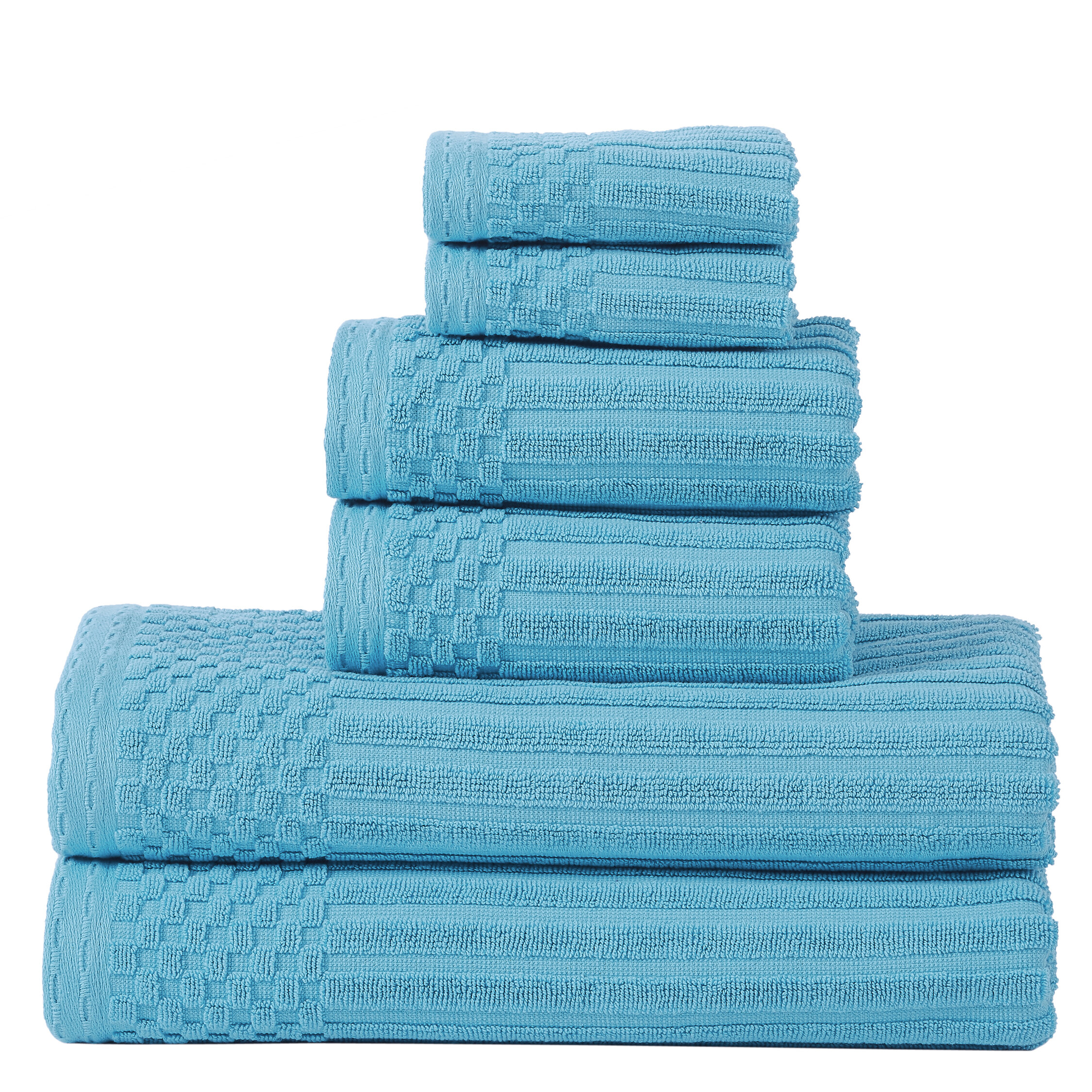 turquoise towel set