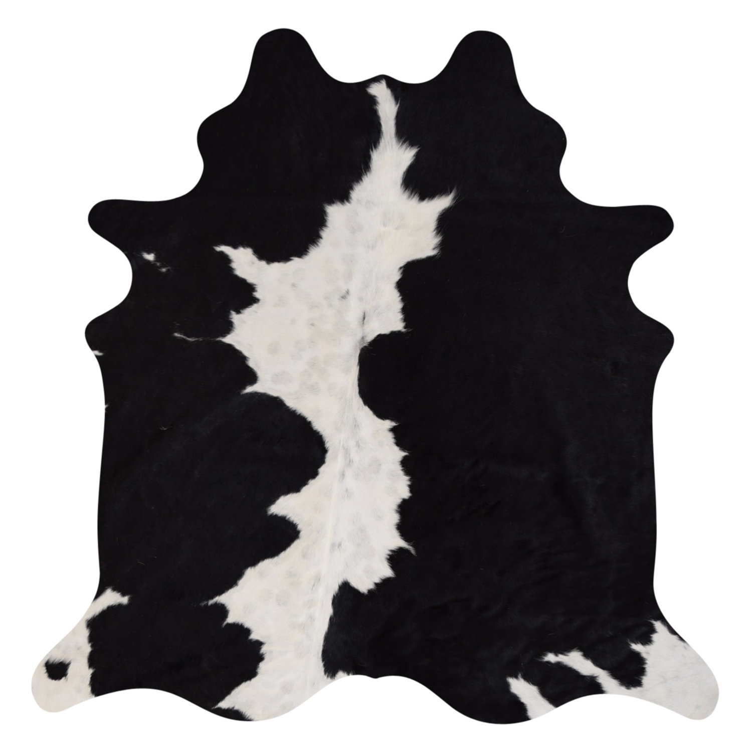 Millwood Pines Northgate Real Cowhide Black Area Rug Wayfair