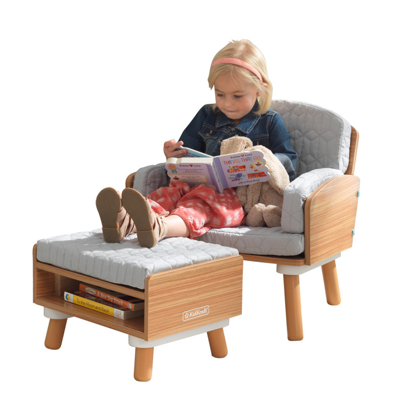 kids chair and ottoman