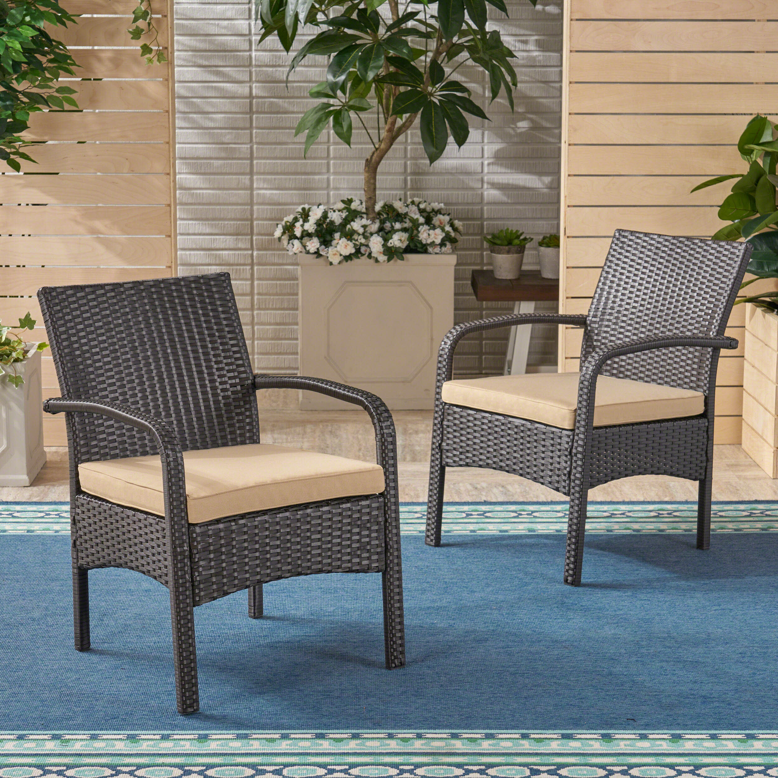 Patio Chair With Cushion Reviews Joss Main