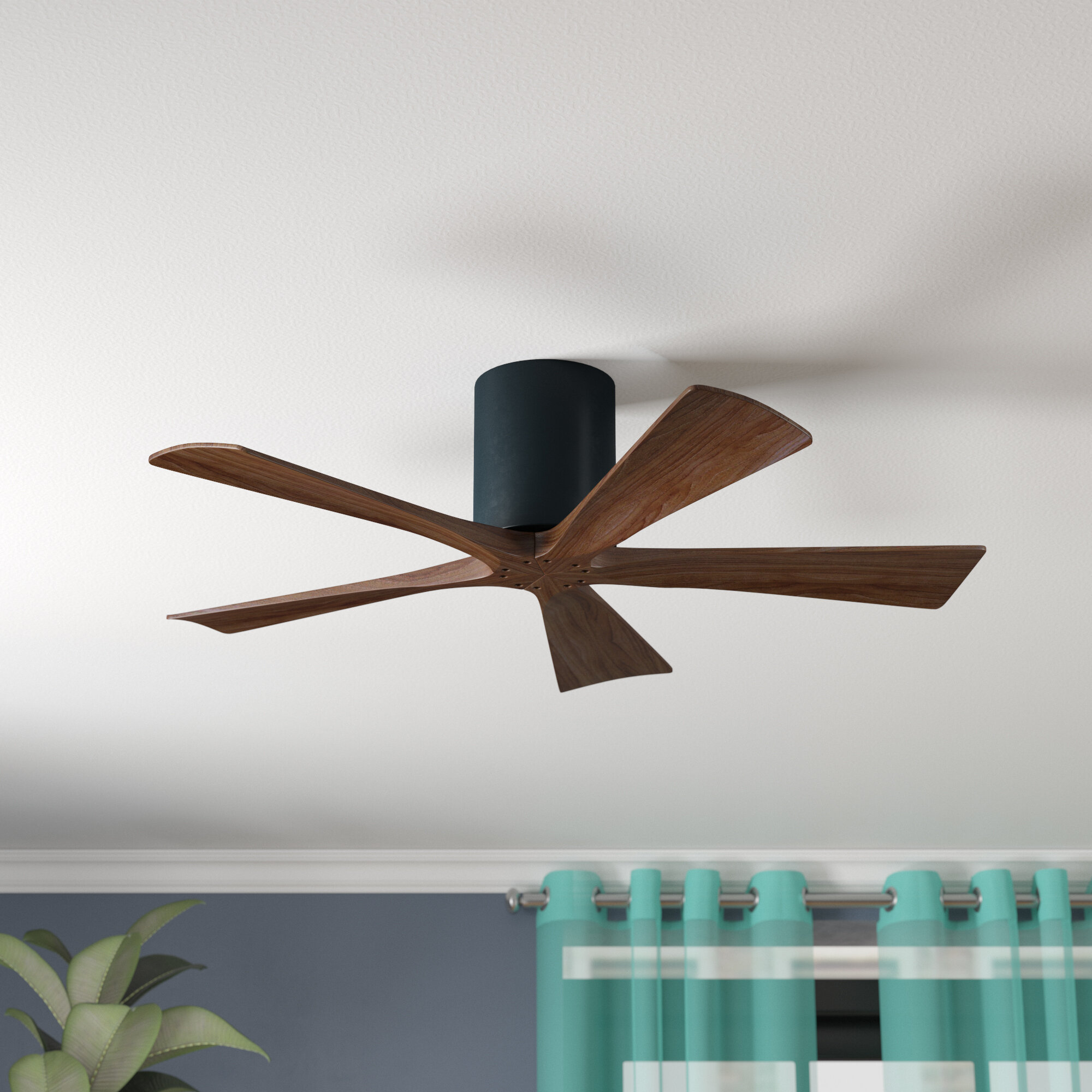 Wade Logan 42 Rosalind 5 Blade Hugger Ceiling Fan Wayfair