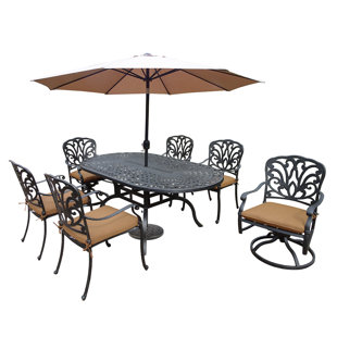 Go to store & view more images Bosch 7 Piece Dining Set with Cushions by Darby Home Co
