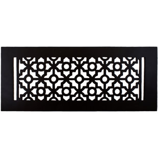 Vent Covers 5 X 13 Pasadena Floor Register In Black