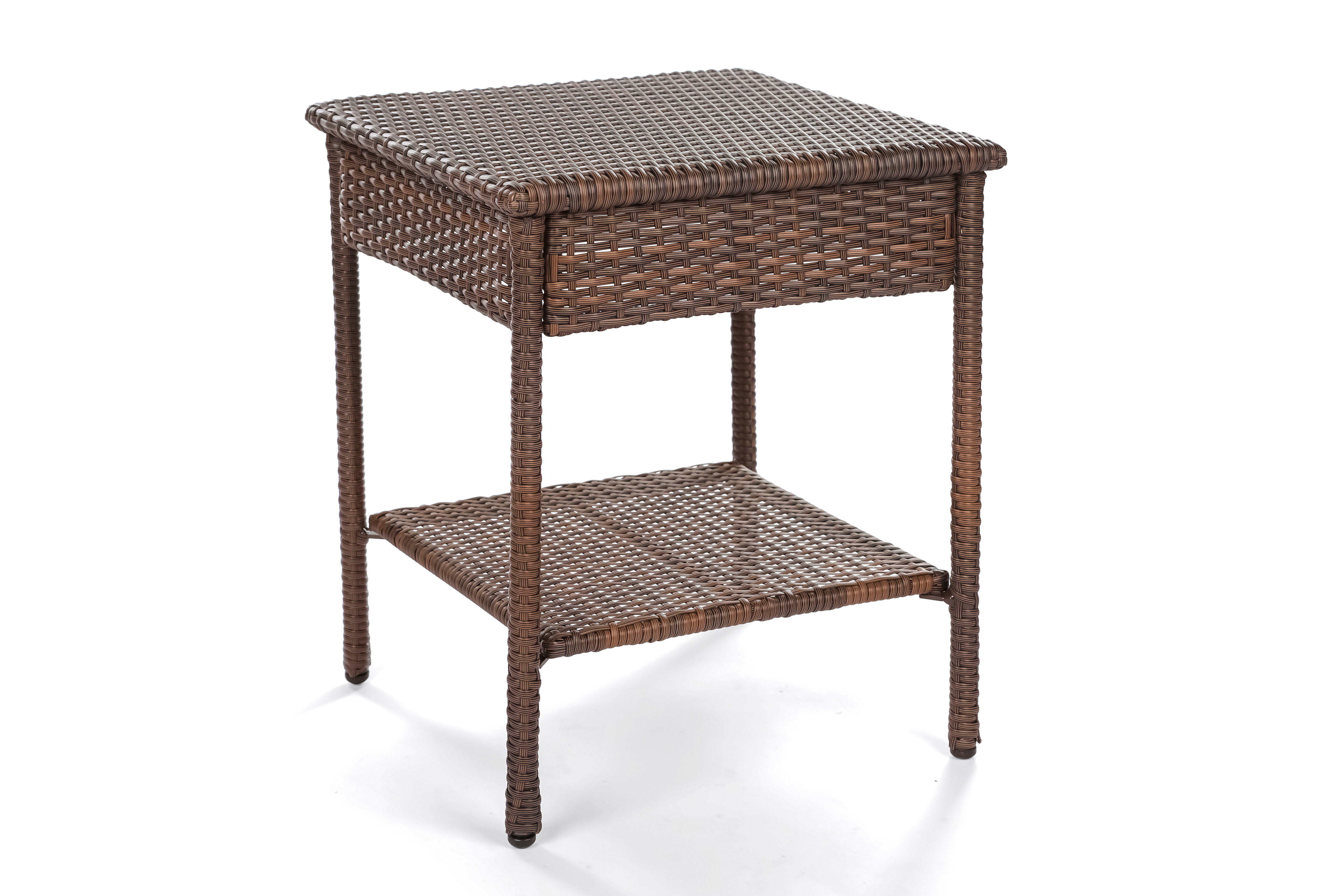 Highland Dunes Dendy Wicker Side Table Wayfair Ca