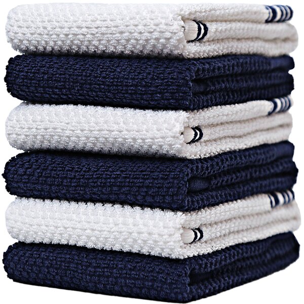 Details about   Broadway Waffle Kitchen Towel Set of 6 
