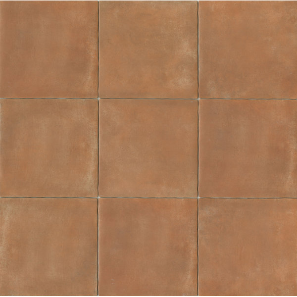 Bedrosians Cotto Nature 14" x 14" Porcelain Field Tile in ...