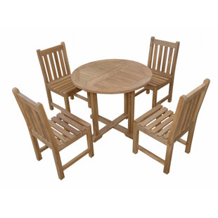 Go to store & view more images Montage Braxton Teak 5 Piece Dining Set by Anderson Teak