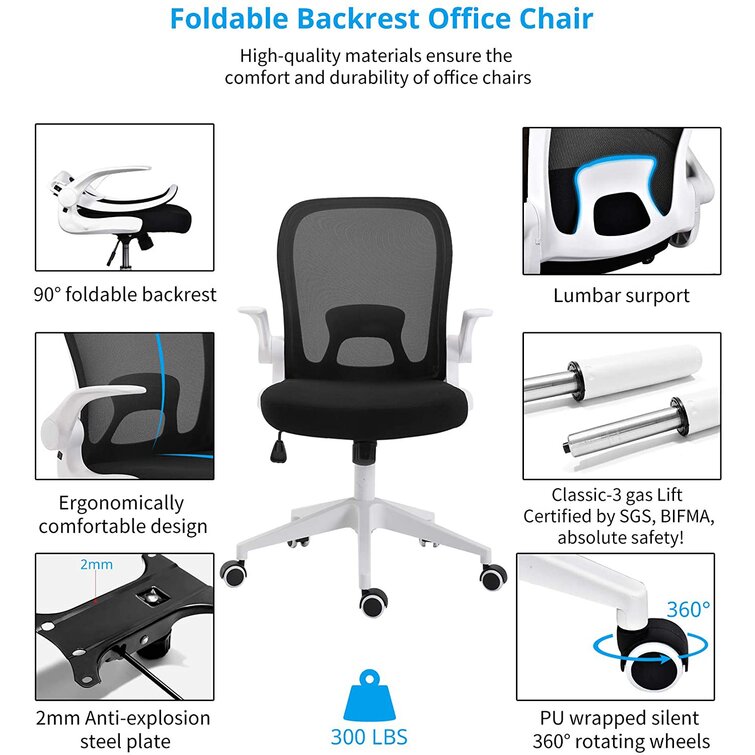 Universal Fully Retractable Flexible Office Rotating Computer Chair Cover Large