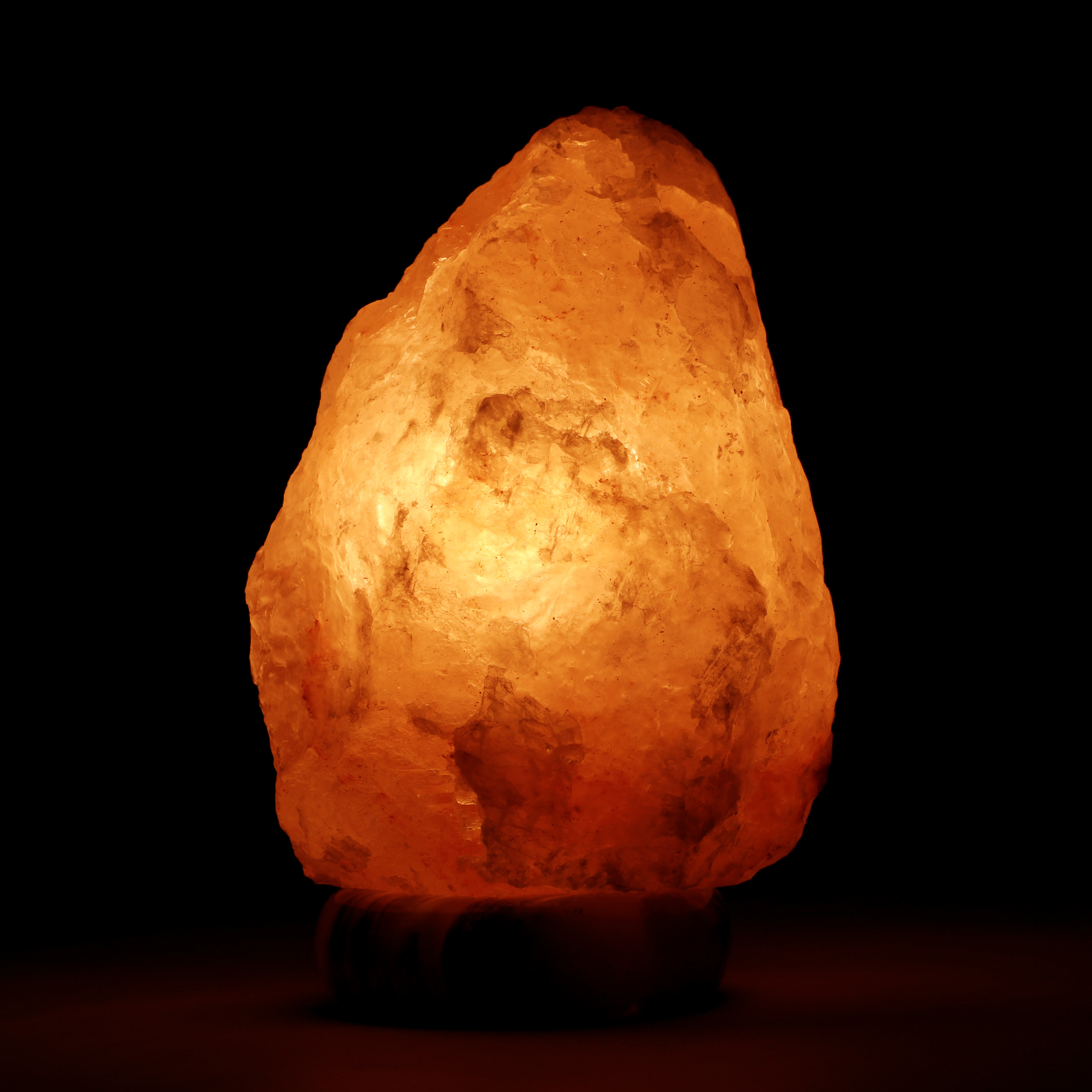 Himalayan Natural Rock Cylinder Shape Salt Lamp Hand Crafted Ionizer Air Purify 