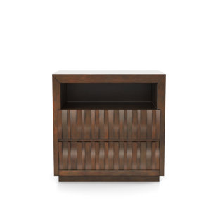 Go to store & view more images Pinnix 2 Drawer Nightstand by Bloomsbury Market