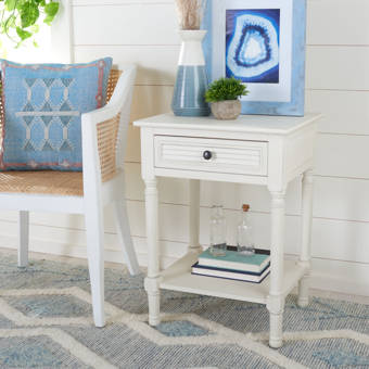 Gracie Oaks Cavallaro End Table With Storage Wayfair