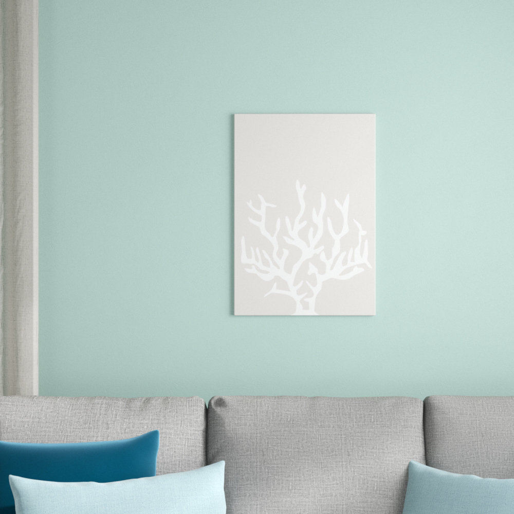 East Urban Home Beige White Coral Poster Gallery By Jetty Printables Unframed Graphic Art Print On Paper Wayfair Co Uk