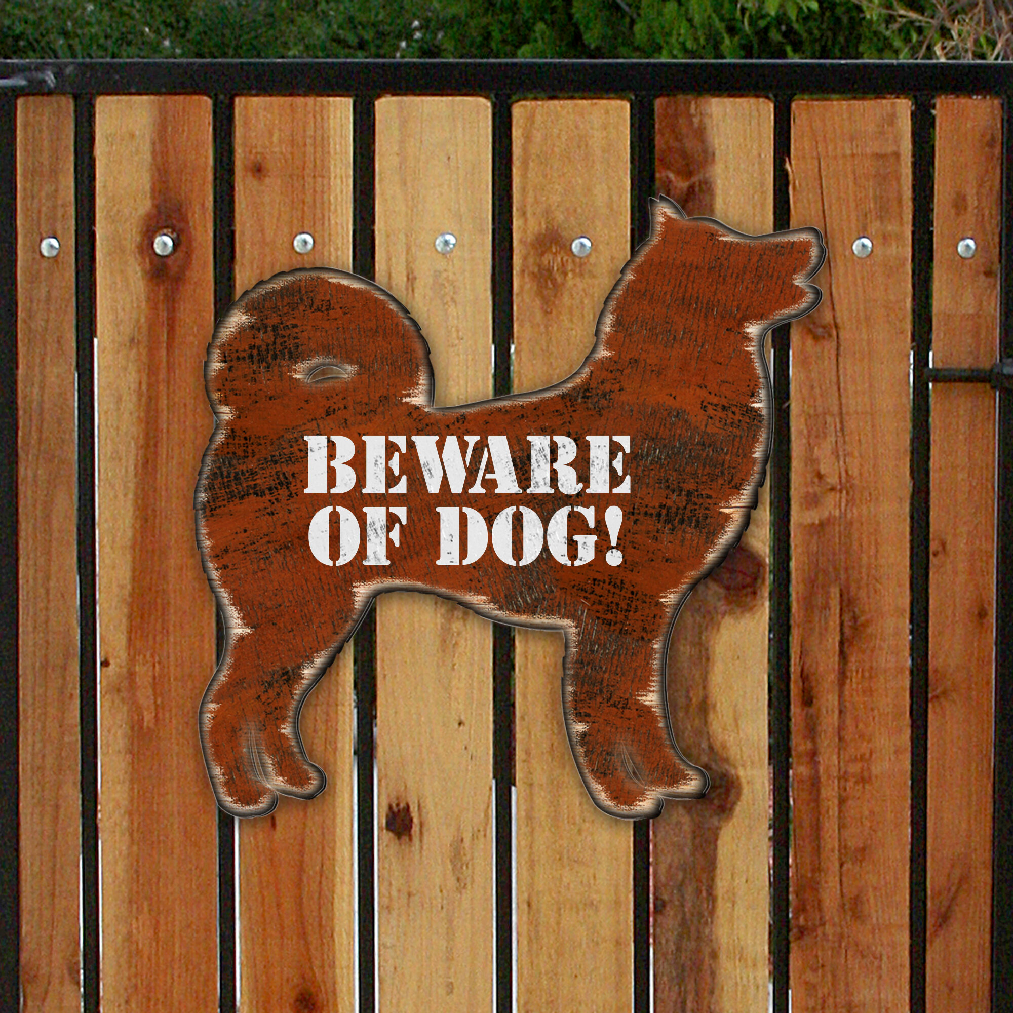 Beware Of Peacock Rustic Sign SignMission Classic Rust Wall Plaque Decoration 