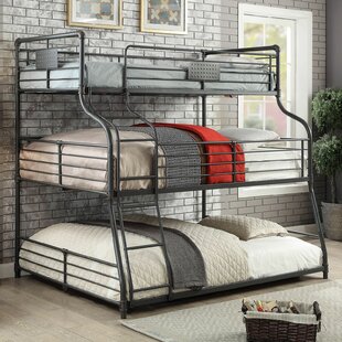 three layer bunk bed