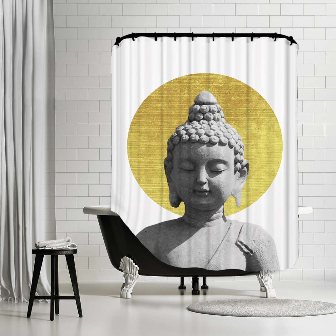 Details about   Buddhism Buddha Relax Wellness Modern Waterproof Bath Drape Shower Curtains DIY 