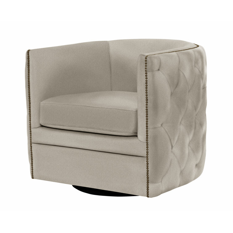 bernhardt palazzo swivel barrel chair