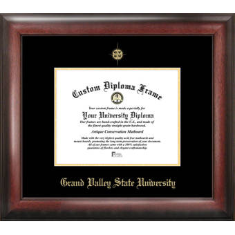Campus Images Ncaa Grand Valley State Lakers Gold Embossed Diploma Frame Wayfair