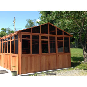 Solchalet 12.5 Ft. W x 12.5 Ft. D Wood Permanent Gazebo