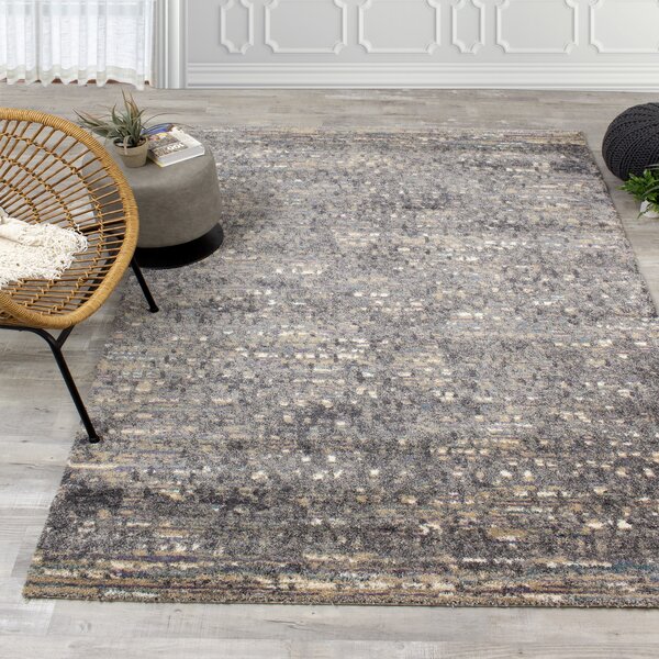 black and grey speckled carpet