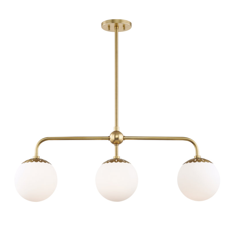 Huebner 3 Light Kitchen Island Linear Pendant Joss Main