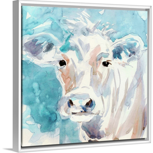 Colorful Cow Wall Art Wayfair