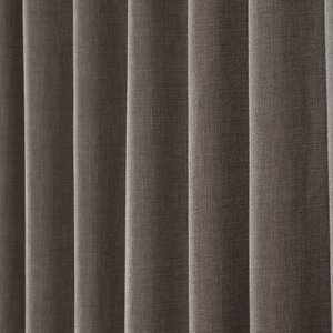 Olivia Solid Semi-Sheer Tab top Single Curtain Panel