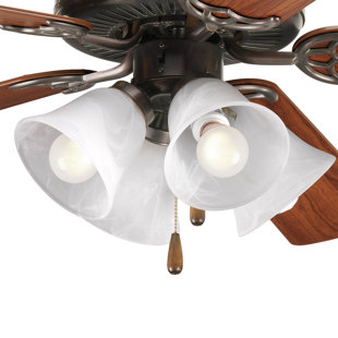 4 Bulb Ceiling Fan Light Kits You Ll Love Wayfair Scotty 4 Light Branched Ceiling Fan Kit