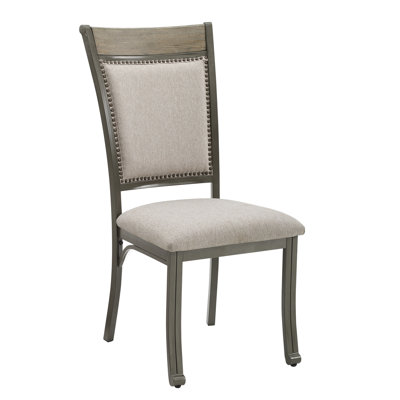 Luker Archstone Upholstered Side Chair in Gray