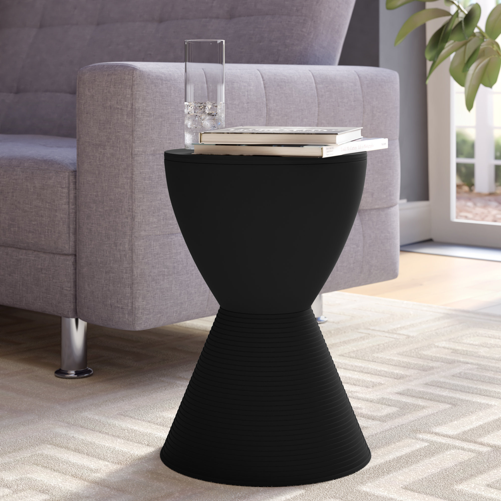 Durant 16.75'' Tall Drum End Table