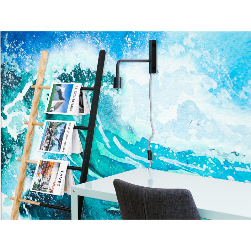 Breakwater Bay Octavia Removable Watercolor Painting Sea Wave 3 92