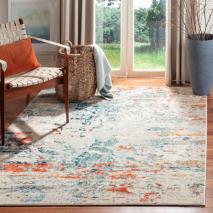 Abstract Orange Area Rugs You Ll Love In 2021 Wayfair