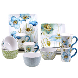 Florac 16 Piece Dinnerware Set, Service for 4