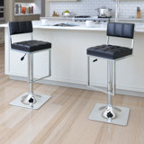 Daksh Adjustable Height Swivel Bar Stool (Set of 2) by Orren Ellis