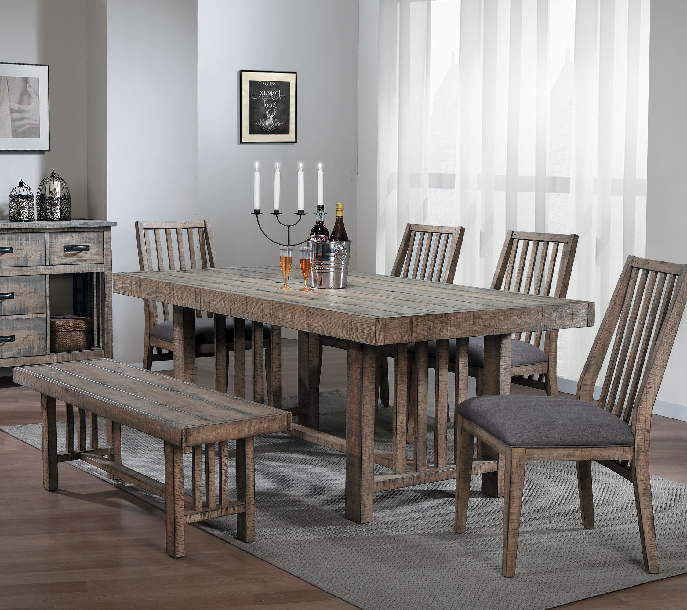 Union Rustic Huang 6 Piece Dining Set Reviews