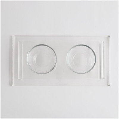 Clear Overflow Feeding Tray