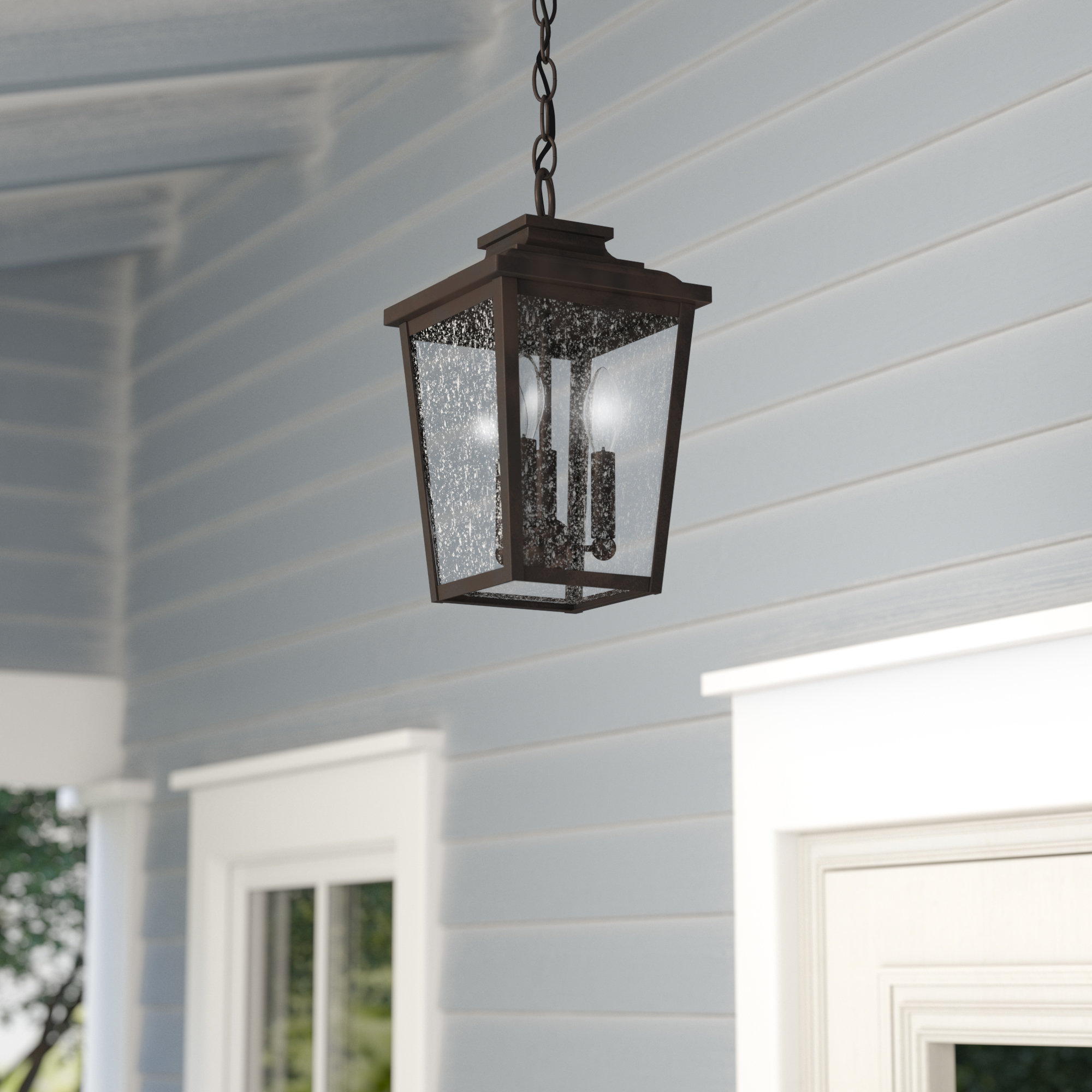 Mayhugh 3 Light Outdoor Hanging Lantern