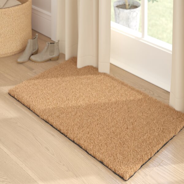 Coconut Fiber Coir Doormat Indoor Outdoor Natural Rug Nonslip Welcome Doormat 