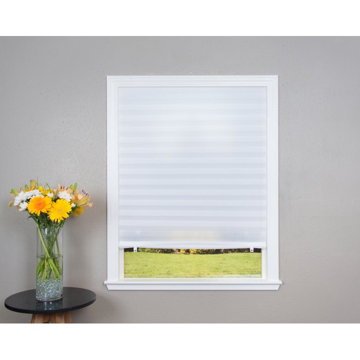 Winston Porter Light Filtering Fabric Pleated Shade Reviews