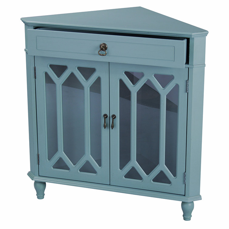 Highland Dunes Loughborough Corner Accent Cabinet Reviews Wayfair