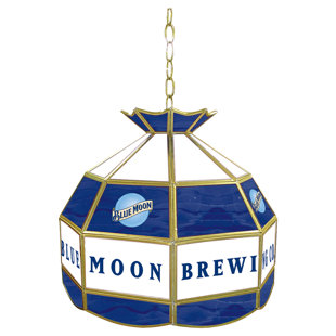 Go to store & view more images Trademark Global Blue Moon 1-Light Pool Table Lights Pendant
