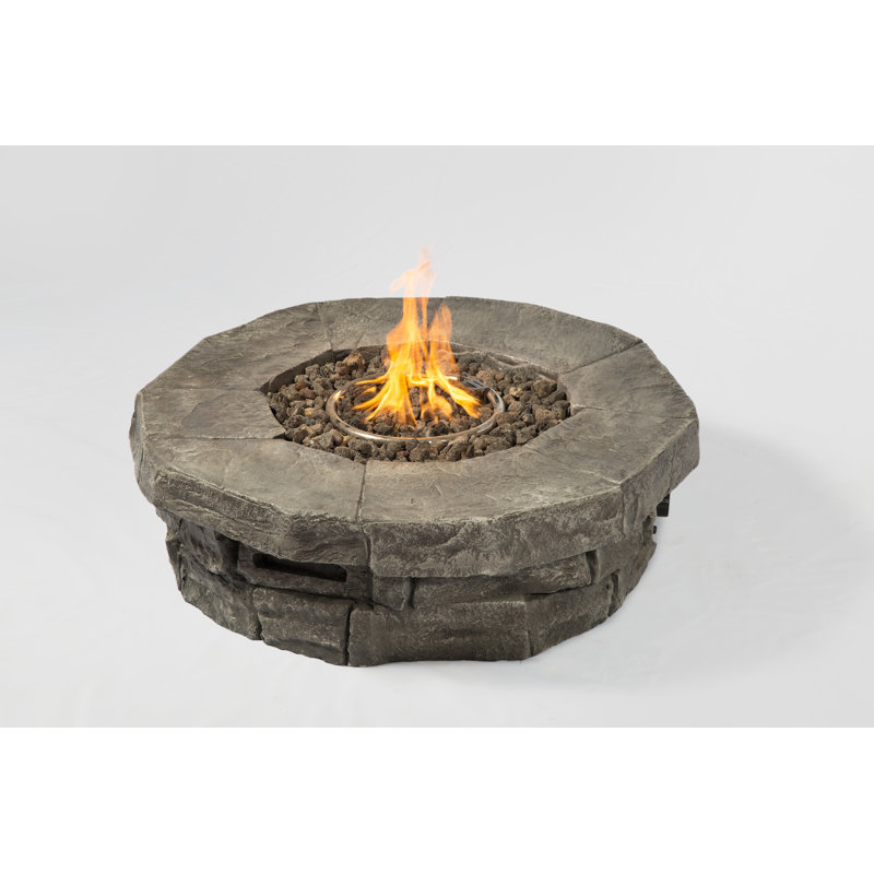 Sol 72 Outdoor Tavon Concrete Propane Natural Gas Fire Pit Table