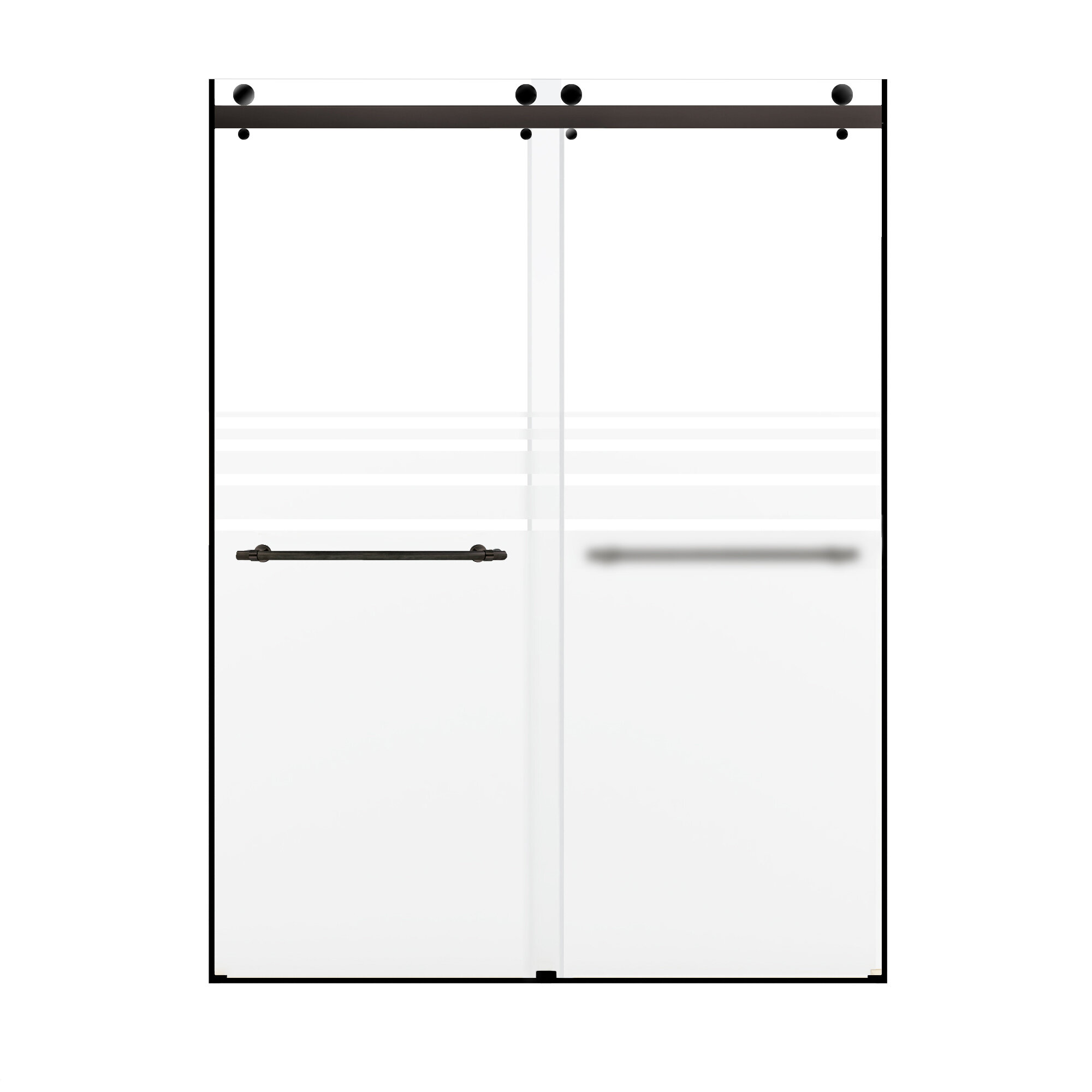 Transolid Brooklyn 58 W X 80 H Hinged Frameless Shower Door Wayfair