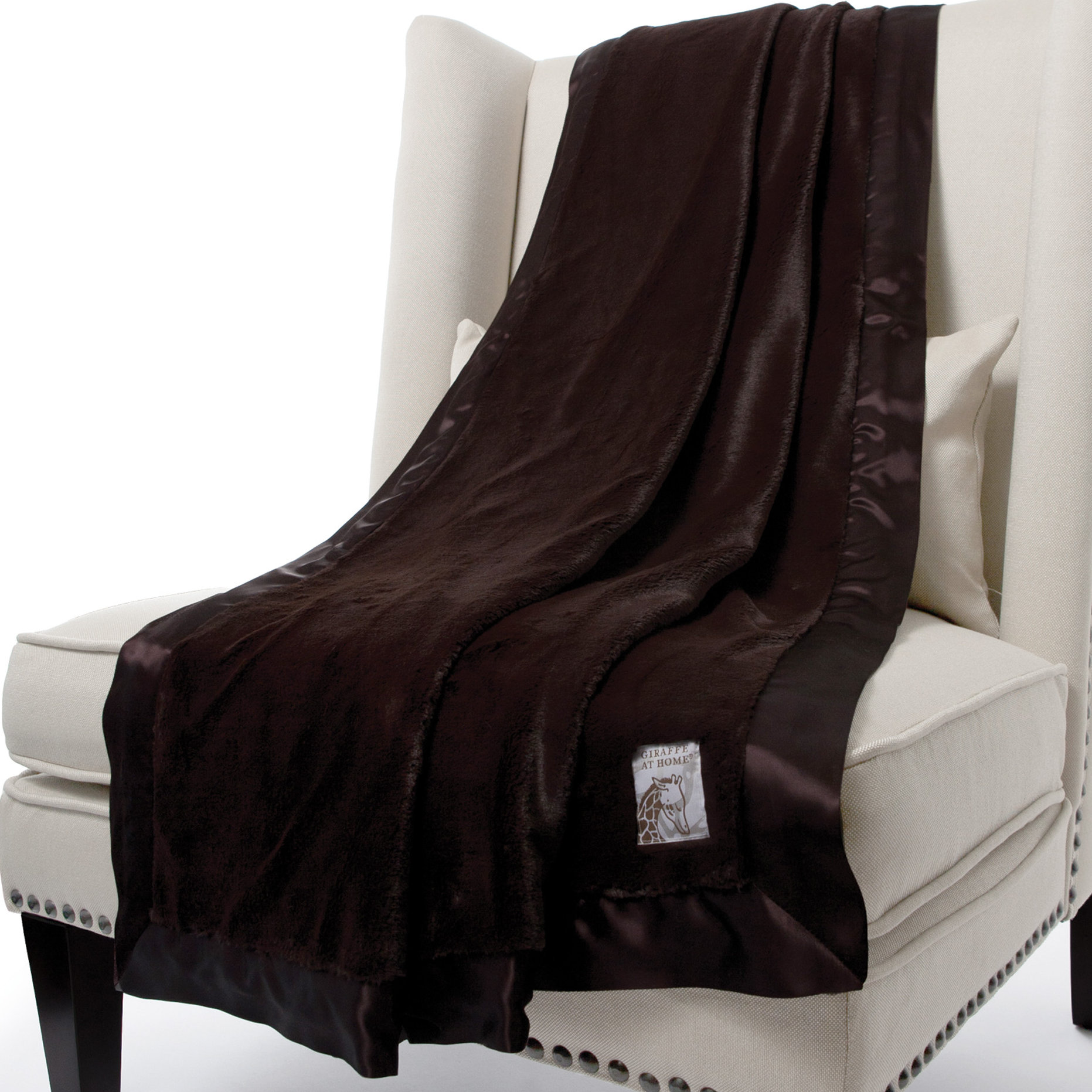 Little Giraffe Luxe Solid Faux Fur Throw & Reviews Wayfair