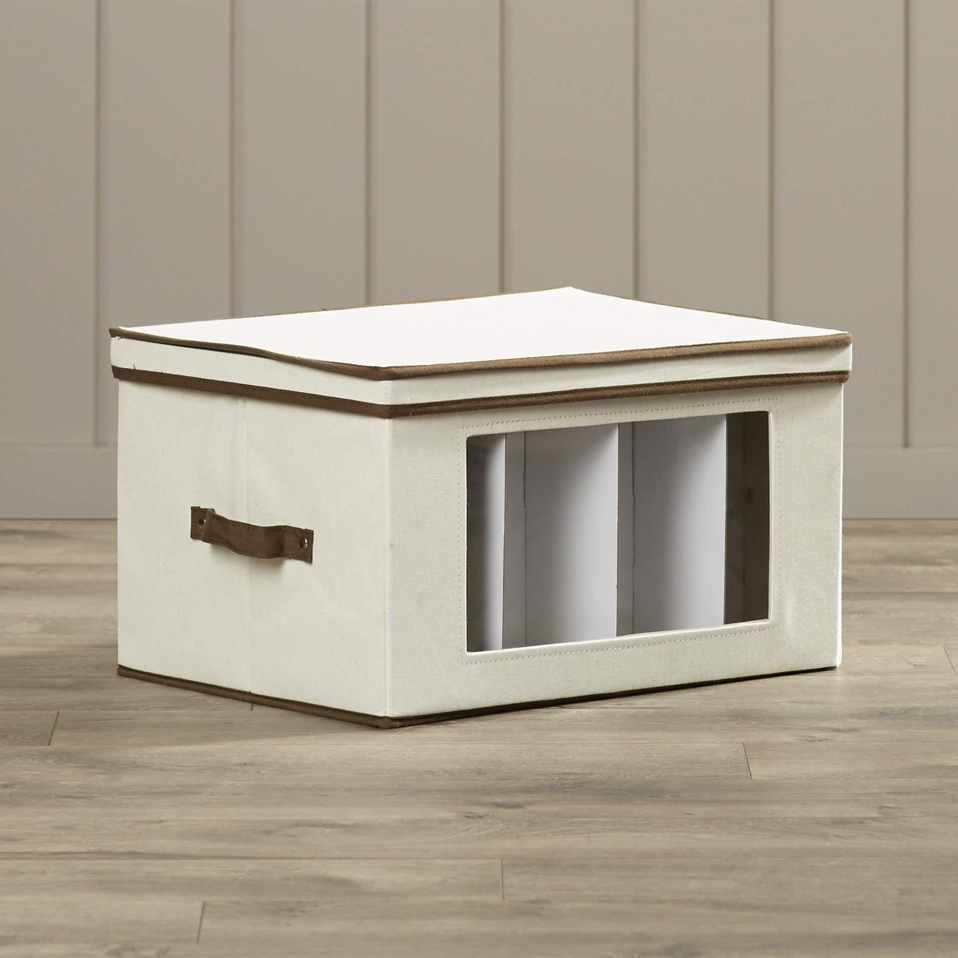 linen storage boxes with lids