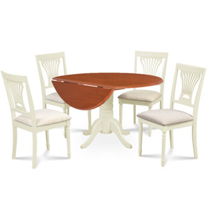 Forthill 5 Piece Round Dining Set by Alcott Hill