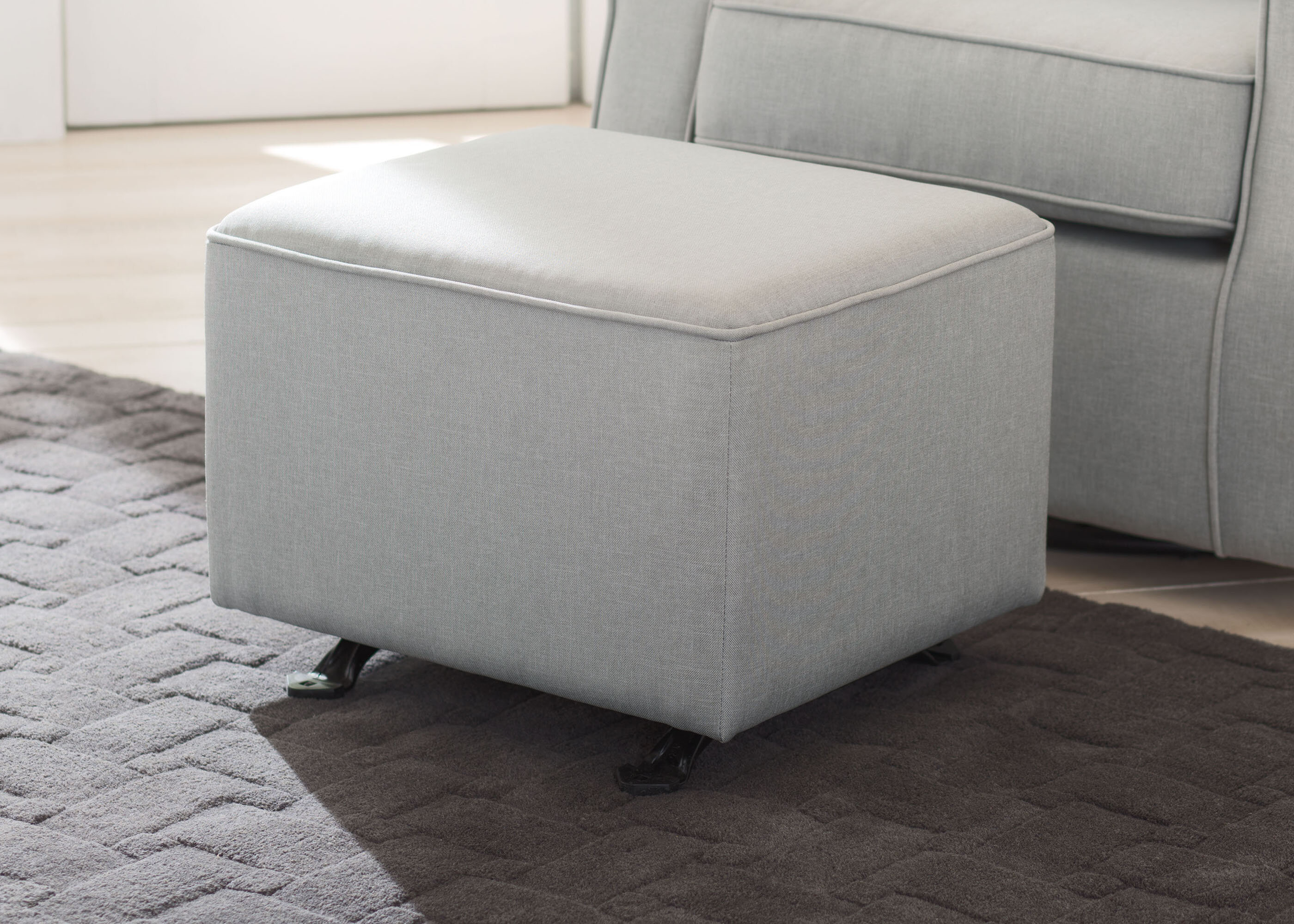 nursery glider cube ottoman