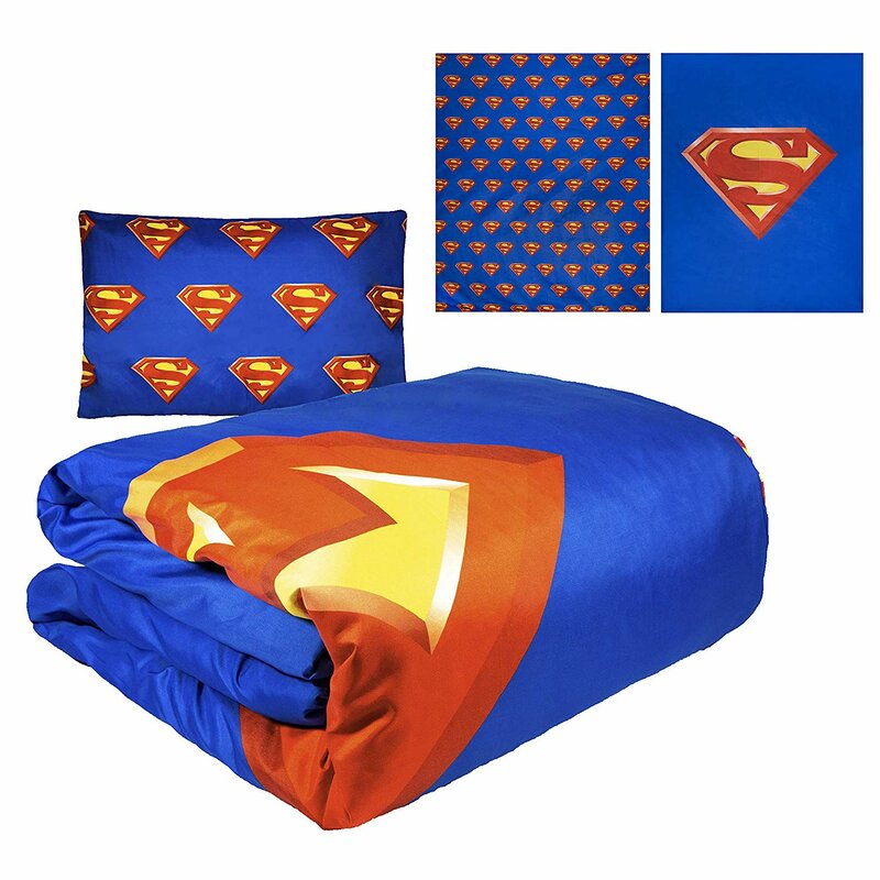 Crover Superman Shield Reversible Comforter Set Wayfair