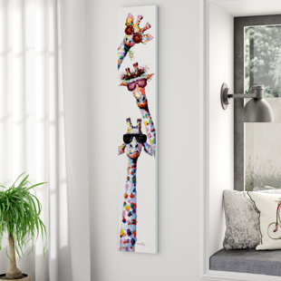 Giraffe Canvas Wall Art You Ll Love Wayfair Co Uk