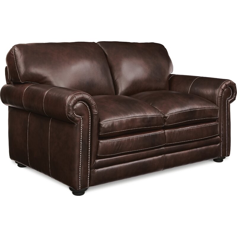 lazy boy leather sofa and loveseat