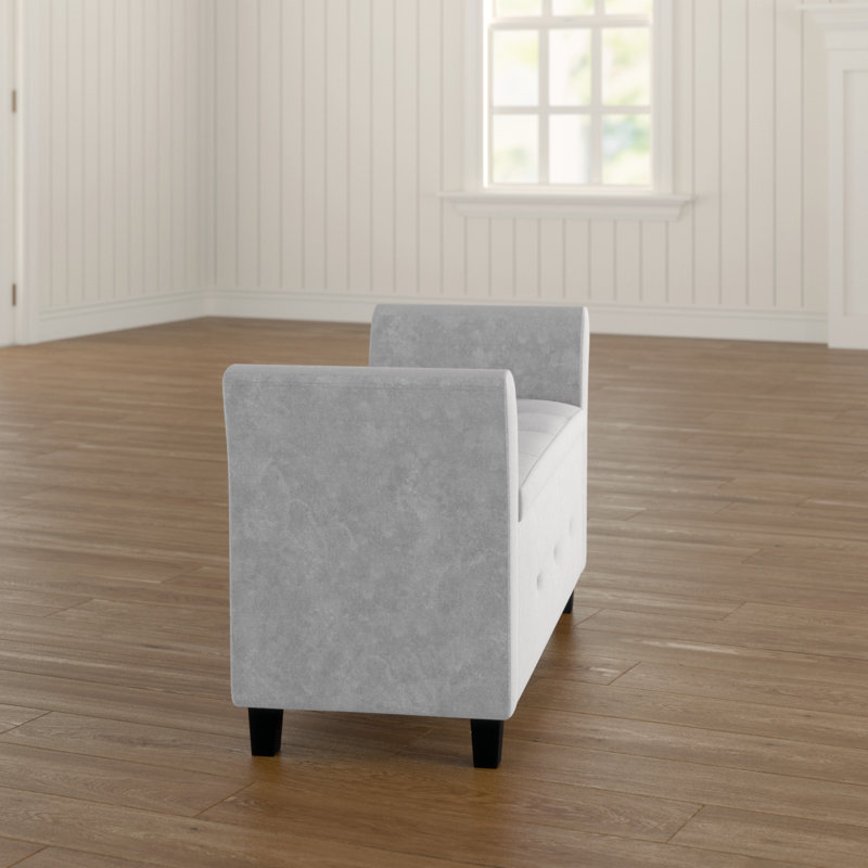 Andover Mills Clarissa Upholstered Storage Bedroom Bench Reviews Clarissa Upholstered Storage Bedroom Bench